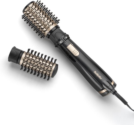 BaByliss Big Hair 1000 Roterende Föhnborstel AS962E - Twee borstels van 40 & 50mm - 2 draairichtingen - Ionisch - 1000W [Airstyler]