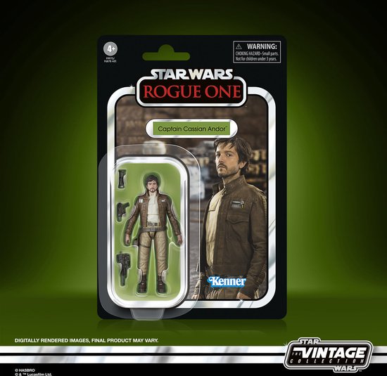 Foto: Star wars rogue one vintage collection action figure captain cassian andor 10 cm