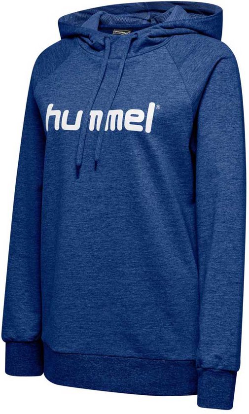 Hummel Go Logo Capuchon Blauw S Vrouw