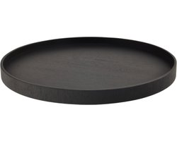 XLBoom Serve Dienblad - Multiplex - Rond - Zwart - Ø 35 cm
