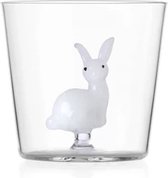 Ichendorf Woodland Tales lapin blanc en verre