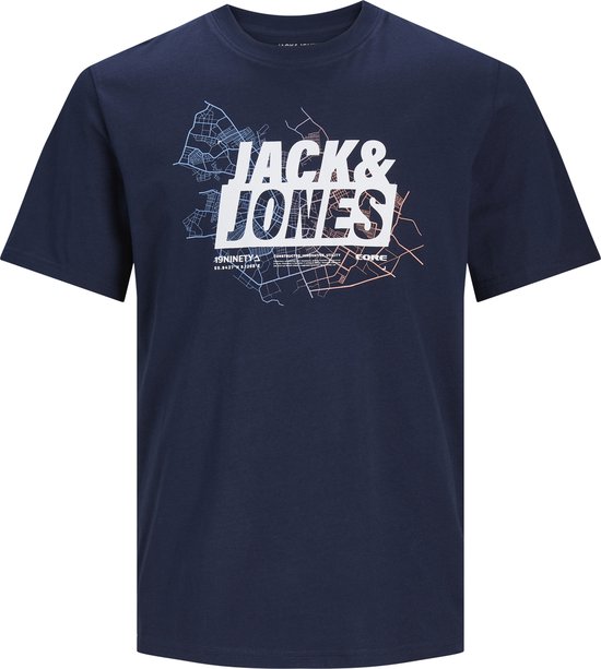 JACK & JONES Jungen T-Shirt - Jcosplash Ocean Design, Kurzarm, Crew Neck
