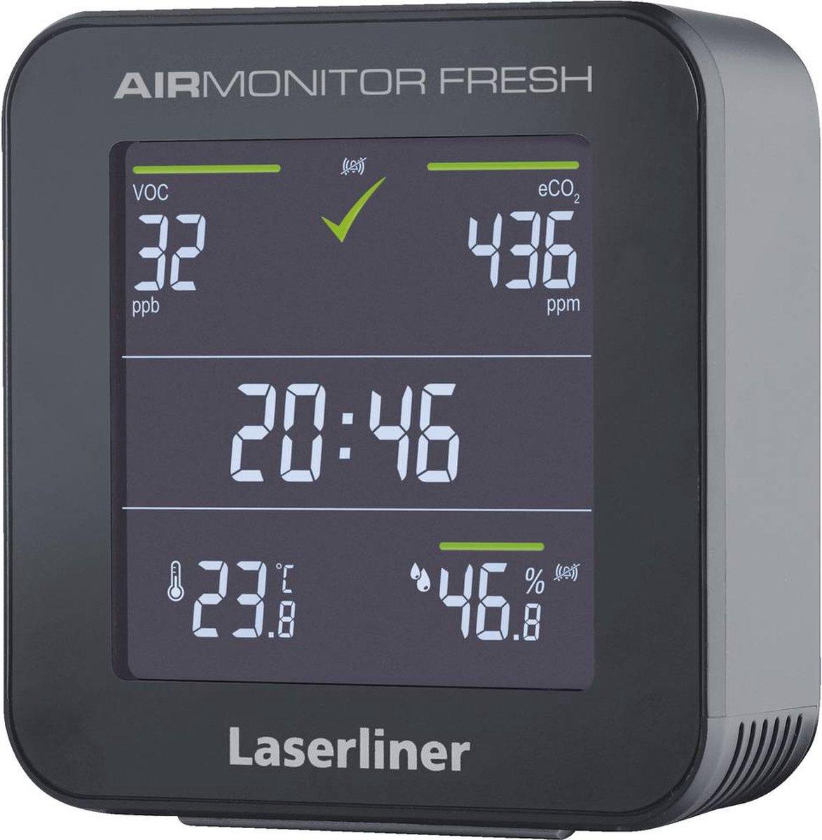 Laserliner AirMonitor FRESH Luchtkwaliteitsmeter 400 - 9999 ppm