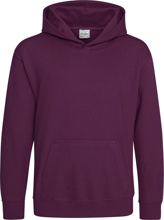 Just Hoods Kids Hoodie Plum Maat 1/2 (XXS)