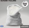 Schuim vulling, Kussen vulling, 500 gr, Navulling kussen , Hoge kwaliteit ,Polyether,Schuimvlokken , Wit