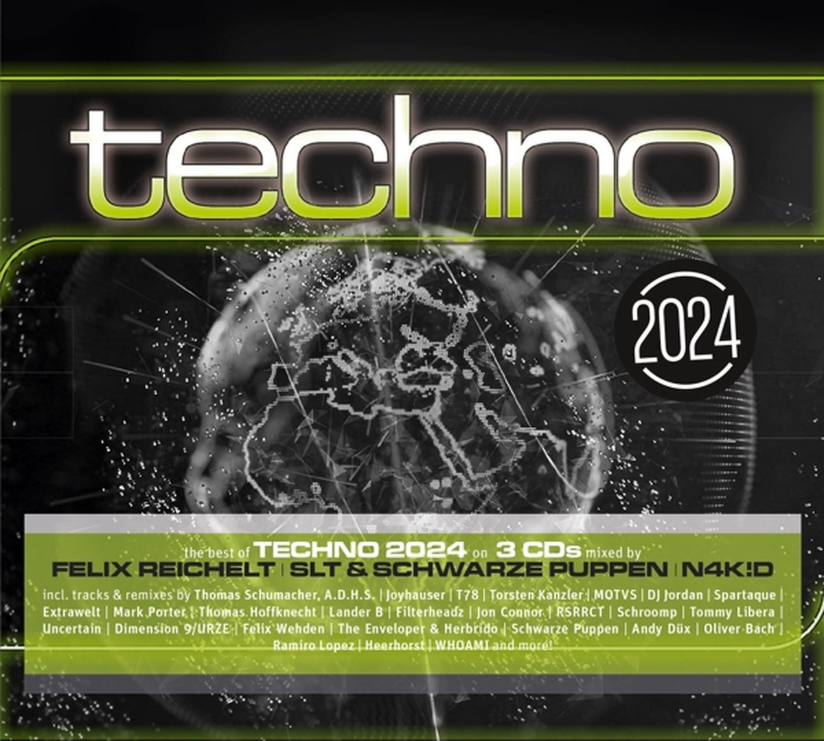 Various - Techno 2024 (CD) - Various