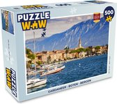 Puzzel Gardameer - Boten - Bergen - Legpuzzel - Puzzel 500 stukjes