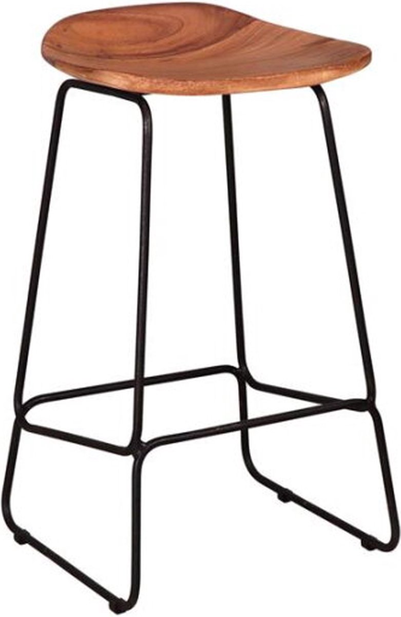 Meubelplaats Barstoel Ergo | Acaciahout - barstoelen set van 4 massief acacia naturel