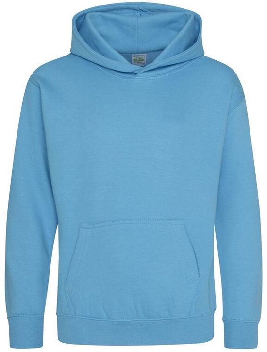 Just Hoods Kids Hoodie Hawaiian Blue Maat 9/11 (L)