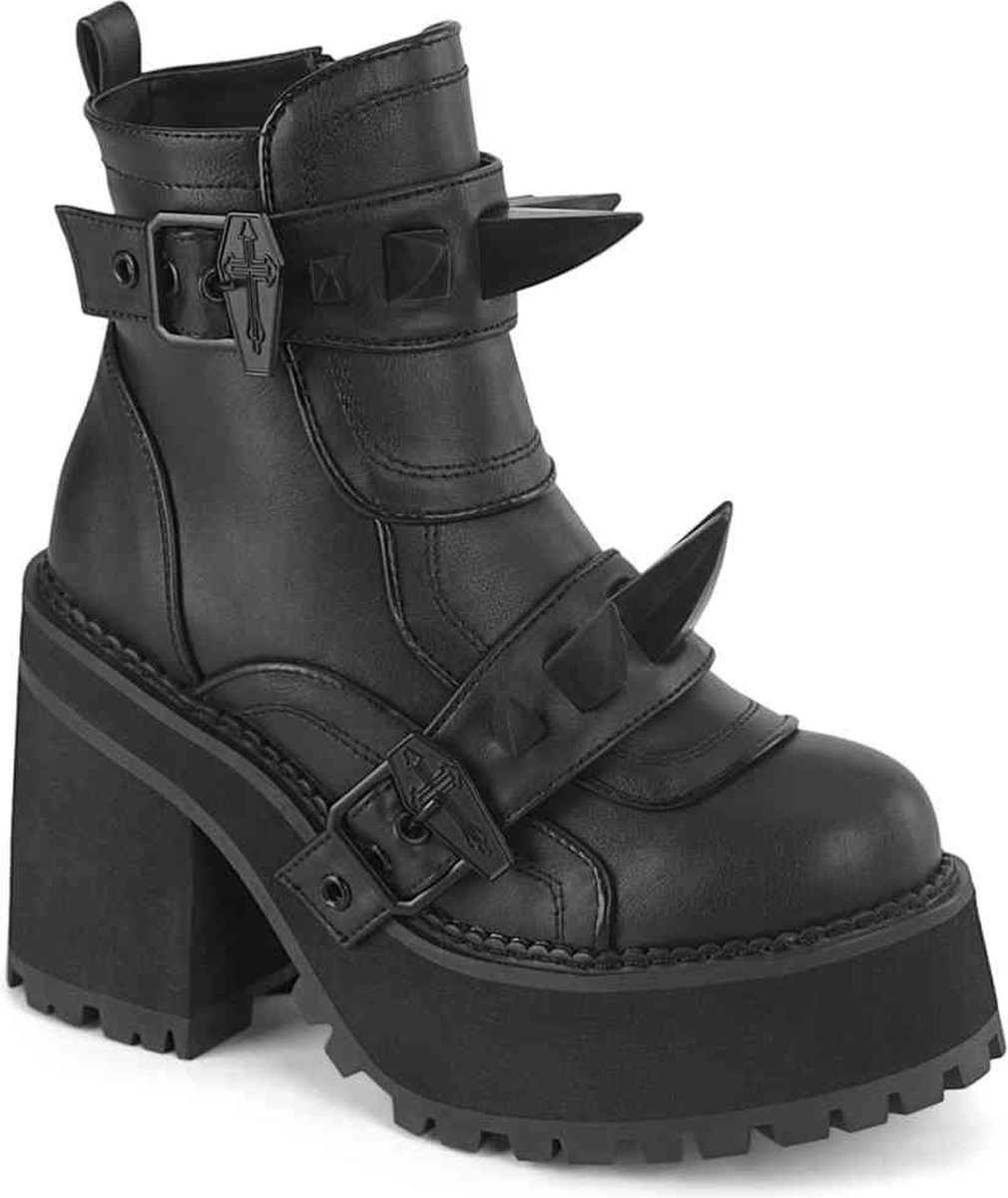 DemoniaCult - ASSAULT-72 Plateau Laarzen - US 10 - 40 Shoes - Zwart
