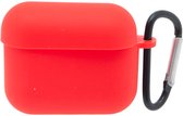 Premium Hoesje Geschikt Voor Airpod 3 - Rood Oplaadcase Van Plastic