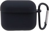 Premium Hoesje Geschikt Voor Airpod 3 - Zwart Oplaadcase Van Plastic
