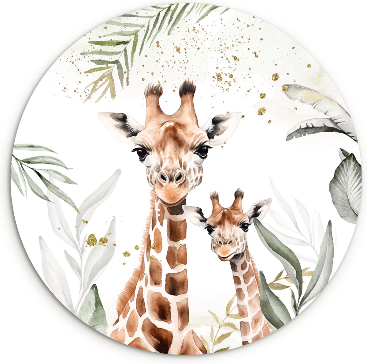 Gehaakte wandhanger - Giraffe - Kersvers