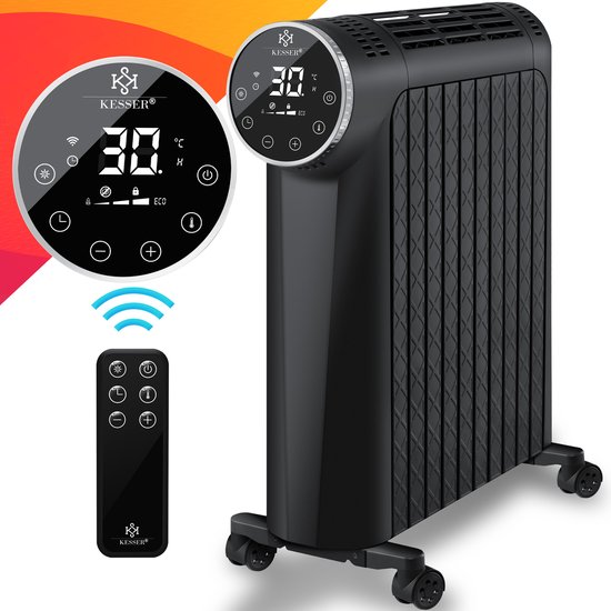 Thermostat radiateur WiFi avec fonction d'économie d'énergie et  télécommande