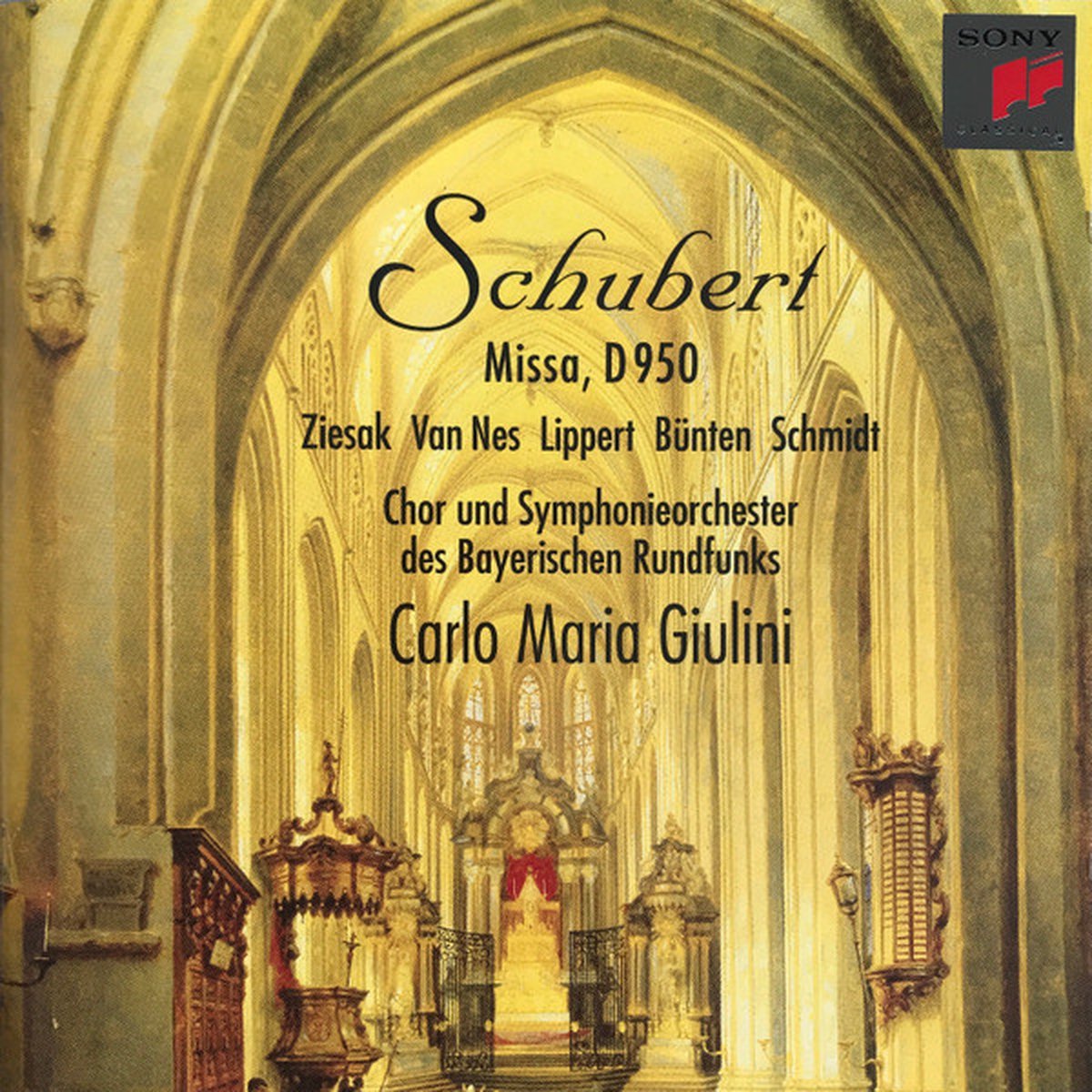 Schubert: Missa D 950 / Giulini, Ziesak, van Nes, et al