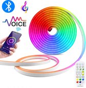 Smart NEON LED Strip - RGB Dreamcolor - Muziek - APP - Bleutooth - Voice - 5 Meter - Afstandbediending - LED DMX