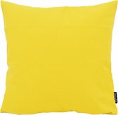 Uni Geel Kussenhoes | Katoen / Polyester | 45 x 45 cm