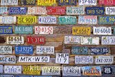 Panneaux d'État des États-Unis | Puzzle en bois King du Puzzle | Puzzle en bois | 1000 pièces | 59 x 44 cm