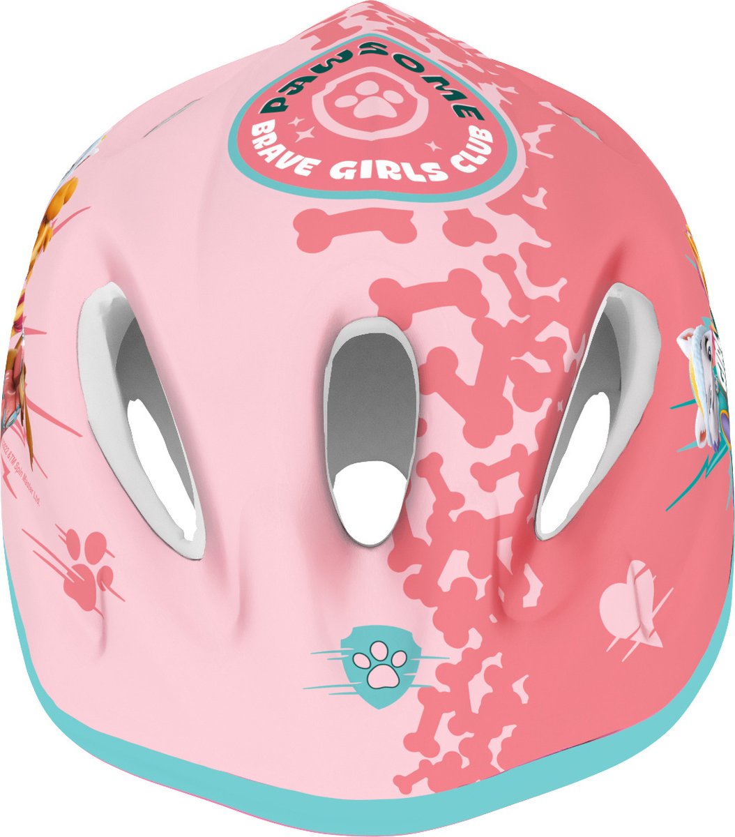Fietshelm Meisjes Kinderhelm Paw Patrol Roze 52-56 cm Kinderfietshelm