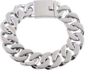 Behave - Zilverkleurige armband met glans - Tijdloze uniseks look