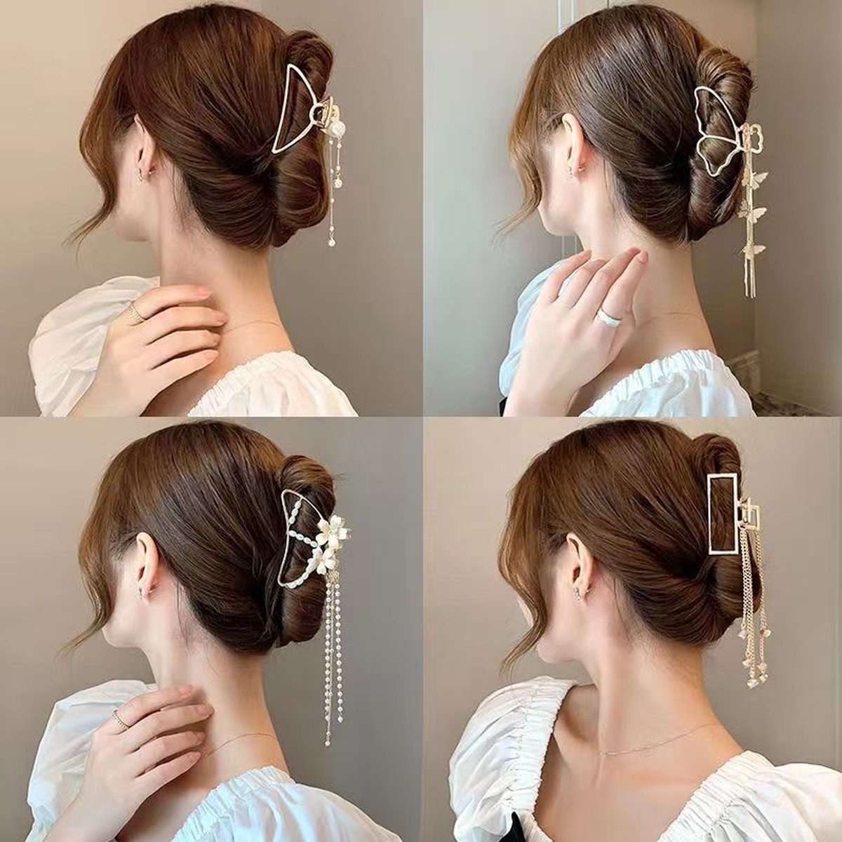 Pince à cheveux coréenne pour femmes, petite pince à cheveux, mode