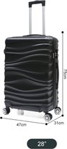 Koffer Traveleo Babij ABS04 Zwart maat XL