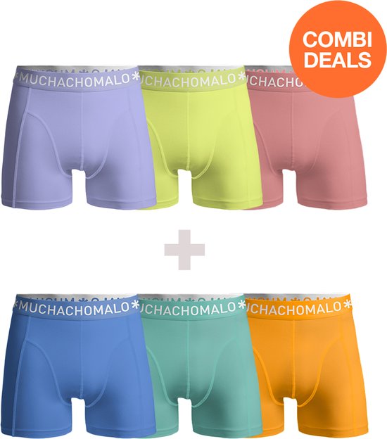 Muchachomalo Heren Boxershorts - 3 Pack - Maat M - Mannen Onderbroeken