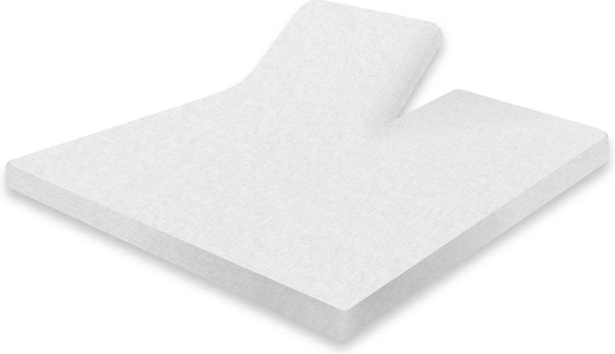 Eleganzzz Splittopper Molton Hoeslaken Stretch - Molton 180x220cm - Matrasbeschermer - Split Enkel - Single Split - Matrashoes