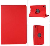 Tablethoes Geschikt voor: Samsung Galaxy Tab A7 Lite 8.7 inch (2021) hoesje 360° draaibaar (rood)
