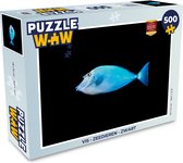 Puzzel Vis - Zeedieren - Zwart - Legpuzzel - Puzzel 500 stukjes