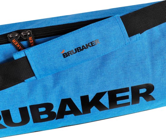 Set De Ski BRUBAKER 'Carver Performance' - Housse à Skis + Sac à Chaussures | Transport Complet Noir/Gris