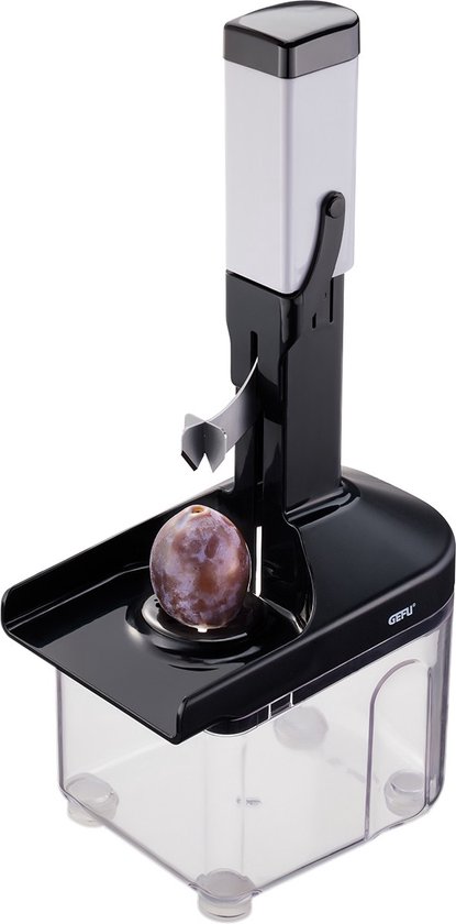 Répartiteur pour prunes et abricots, Comprend 2 inserts et bac de récupération, Lame en acier de haute qualité, 33 cm - GEFU | CORER