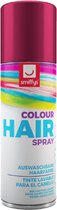 Smiffys carnaval haarverf - roze - spuitbus - 125 ml - haarspray