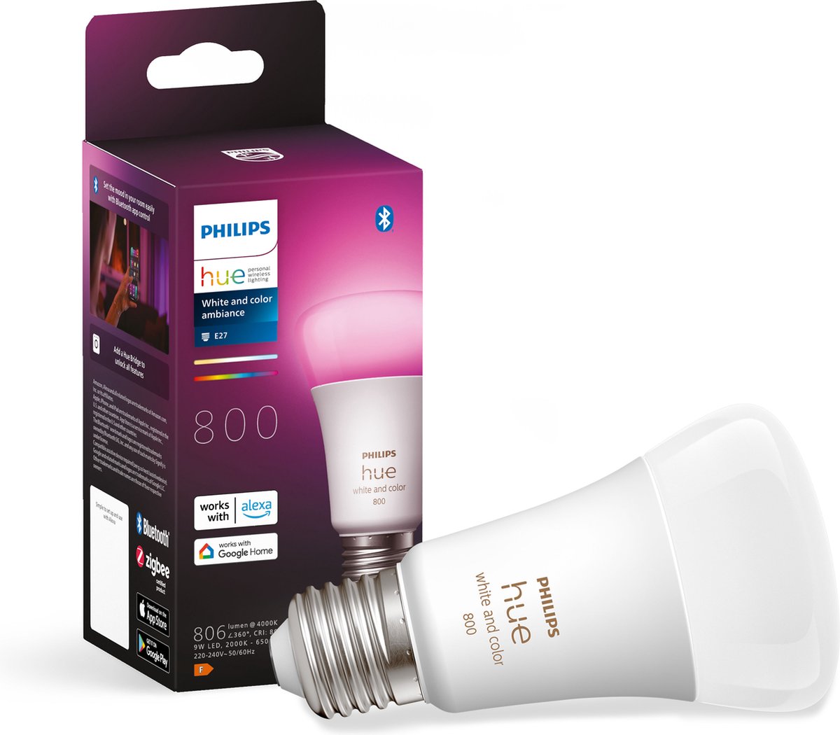 Philips HueWCA 6.5W A60 E27 EUR