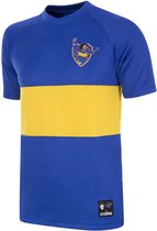COPA - Maradona X COPA Boca 1981 - 82 Retro Voetbal Shirt - L - Blauw; Geel