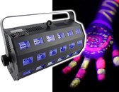 Ibiza Light - DMX-BESTUURDE PROJECTOR MET WITTE & UV 2-IN-1 LEDS