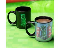 foto van Minecraft - Creeper Warmtegevoelige Mok 300ml