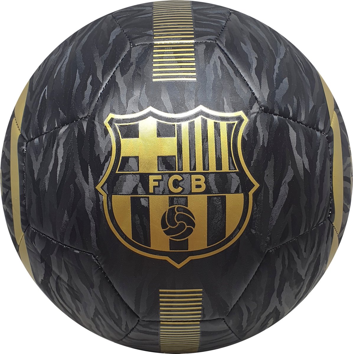 FC Barcelona Bal Away 2020/2021 Zwart/Goud Size 5
