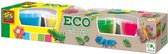 SES - Klei- Eco - 4 kleuren klei - super makkelijk uitwasbaar - droogt niet uit