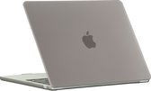 Mobigear Laptophoes geschikt voor Apple MacBook Air 15 Inch (2023-2024) Hoes Hardshell Laptopcover MacBook Case | Mobigear Matte - Grijs - Model