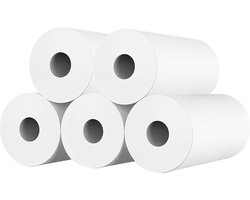 foto van Ilona® Instant print camera / pocket printer rollen Pack 5 Printrollen - rollen - Navulverpakking - Ilona kindercamera - Ilona instant print