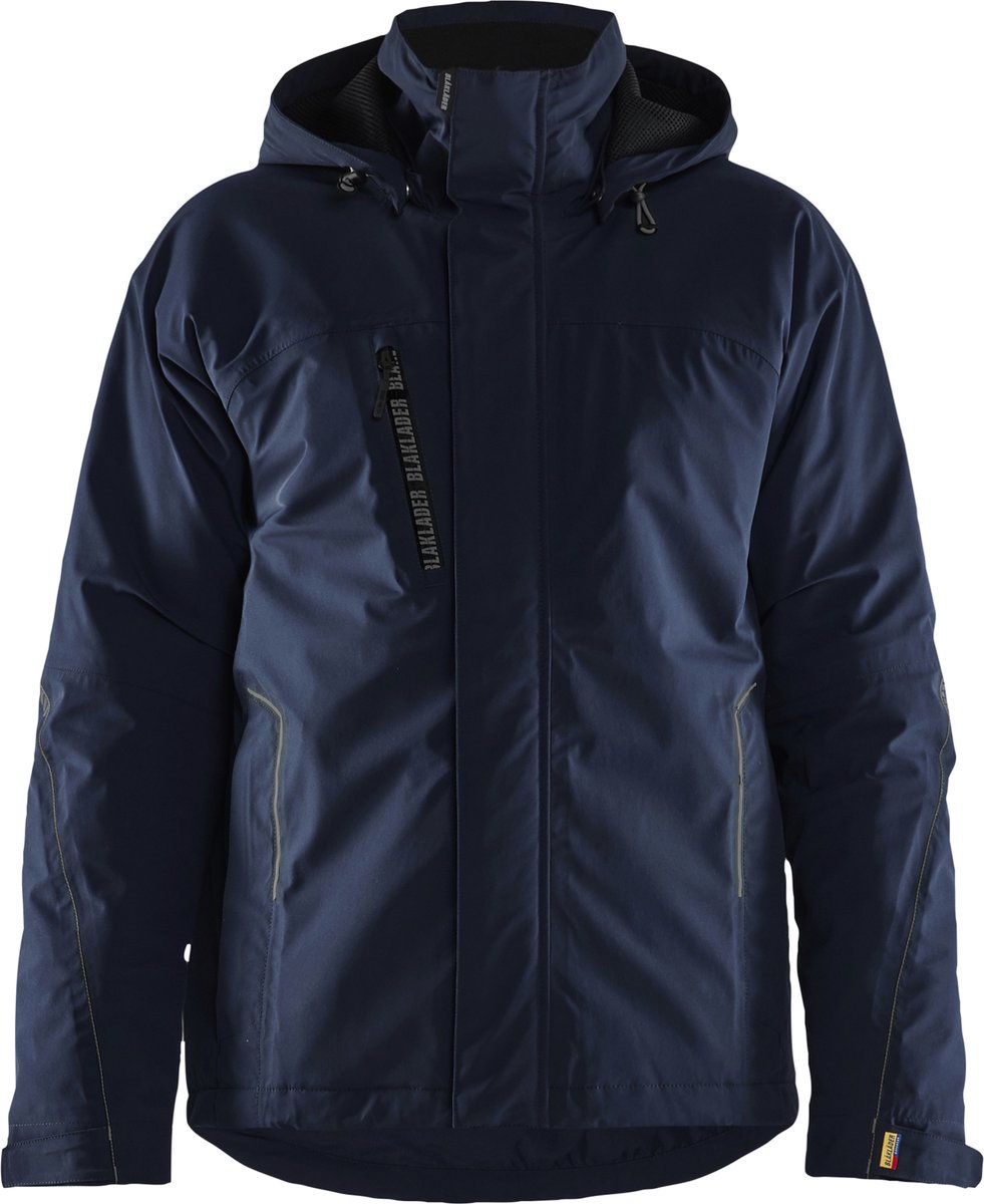 Blåkläder 4484 winterjas 4-weg stretch - blauw/zwart maat XL