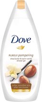 Gel douche Dove – Beurre de karité et vanille purement apaisants 500 ml