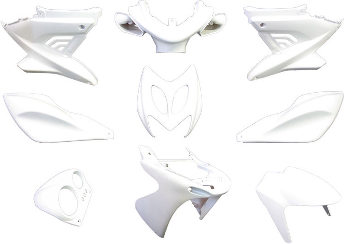 9-delige kuipset Edge voor Yamaha Aerox tot 2014 - Matwit