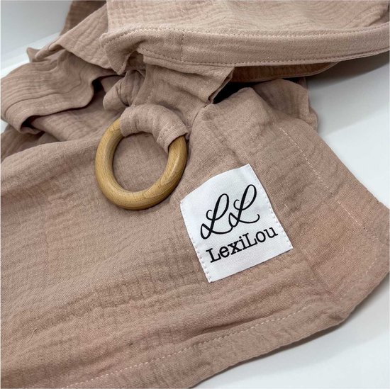 Borstvoedingsdoek - LexiLou - Voedingsdoek / Privacydoek - Nude Brown
