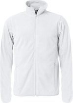 Clique Basic Micro Fleece Jacket Wit maat S