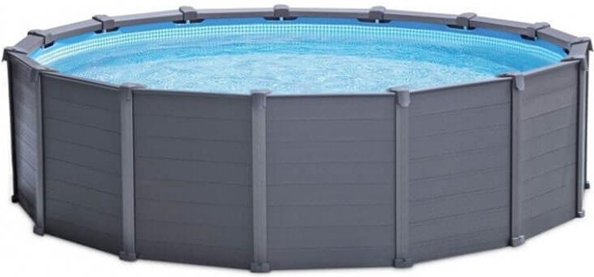 Bol.com Intex zwembad Graphite Panel 488 x 122 cm aanbieding