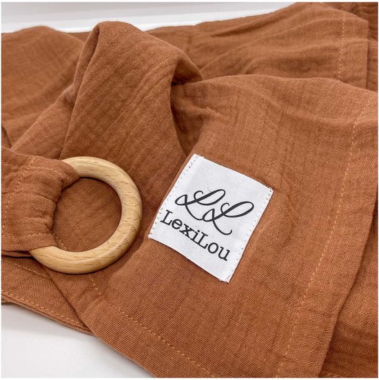 Borstvoedingsdoek - LexiLou - Voedingsdoek / Privacydoek - Rusty Brown