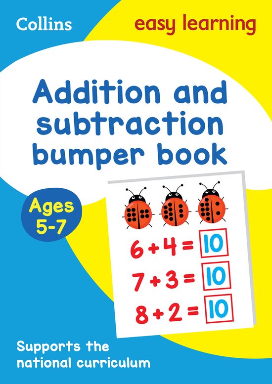 Addition and Subtraction Bumper Book Ages 57 Prepare for sch ... - cover