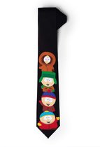 OppoSuits South Park™ Stropdas - Kenny, Cartman, Kyle, Stan Das - Polyester - Heren Stropdas - Multi Color